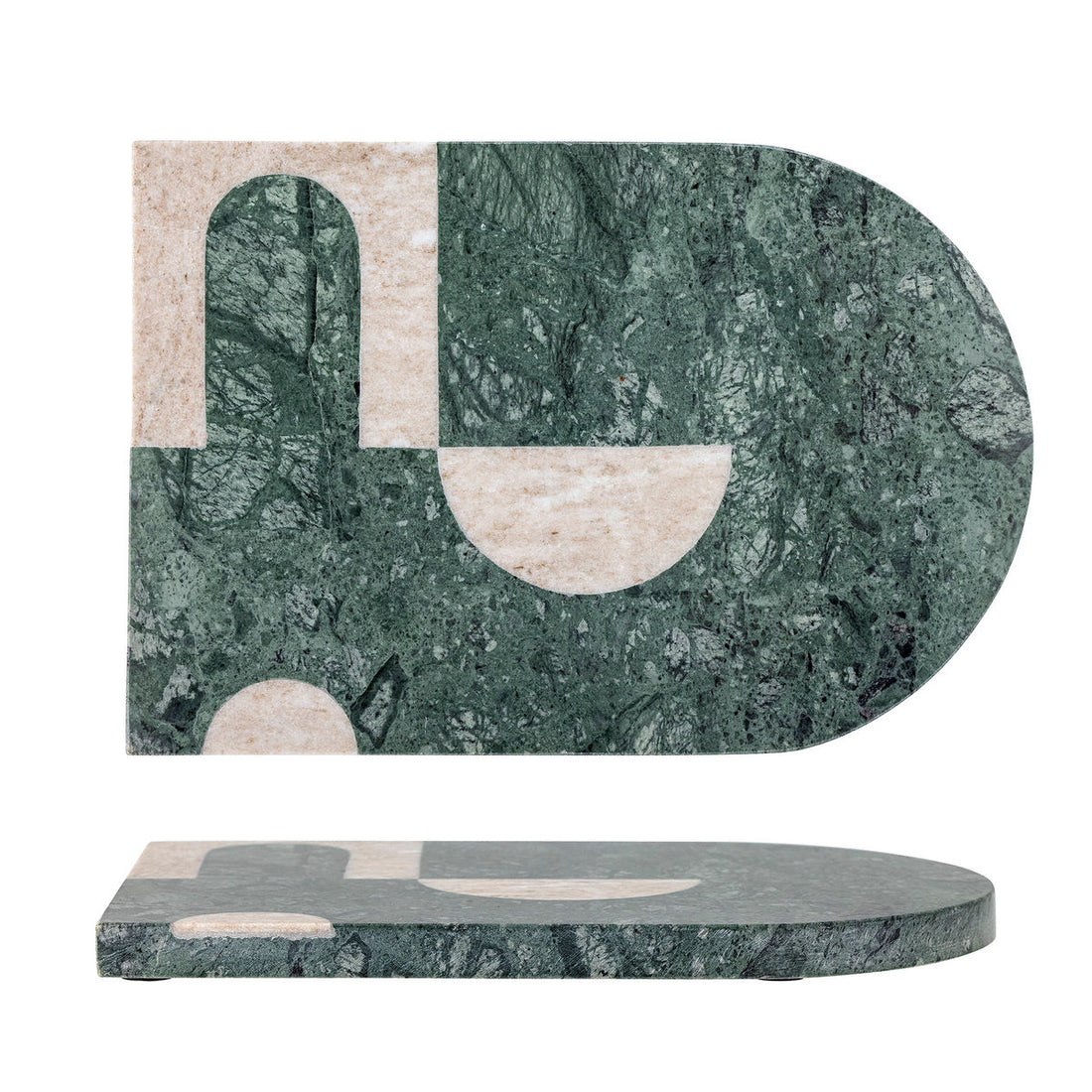 Bloomingville Abrianna Cutting Board, Green, Marble