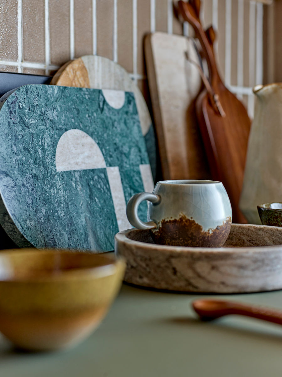 Bloomingville Abrianna Skærebræt, Grøn, Marmor - Bloomingville - DesignGaragen.dk