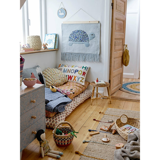 Lexi Pude, Natur, Bomuld - L60xW40 cm - BLOOMINGVILLE MINI - DesignGaragen.dk