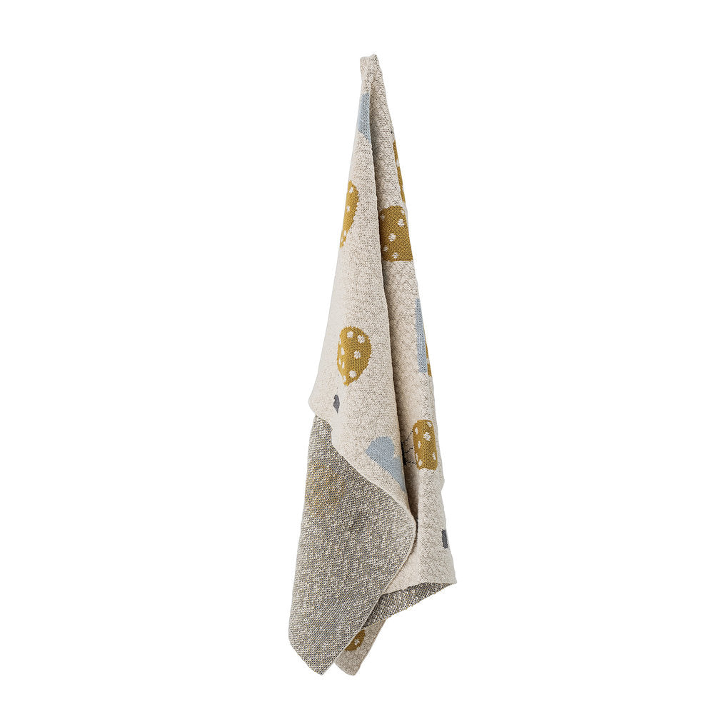 Bloomingville Mini Throw Cotton - Natural 100x80 cm