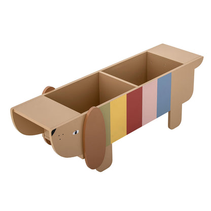 Bloomingville Mini Charlie Bookbox, Brown, MDF