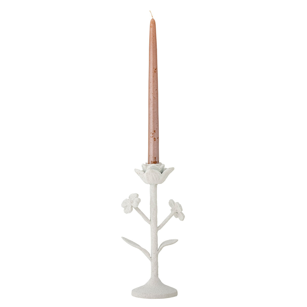 Creative Collection Ranin Candlestick, White, Iron