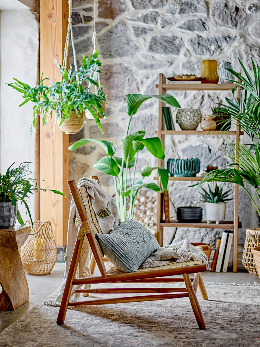 Creative Collection Acerra Cushion, Green, Cotton