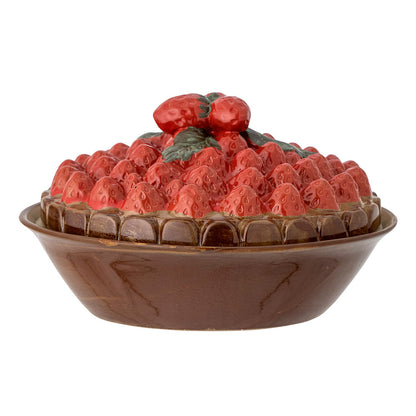 Creative Collection Maehan ovenproof dish with lid, brown, stoneware