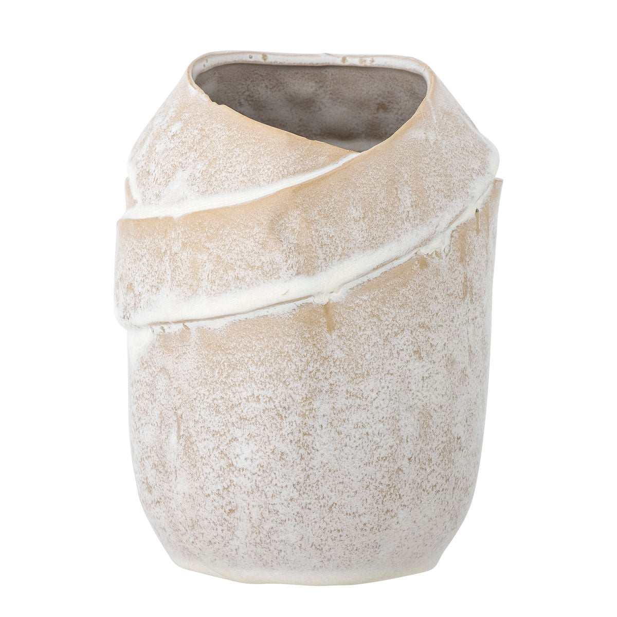 Bloomingville Abeera Vase, Natur, Stentøj - Bloomingville - DesignGaragen.dk