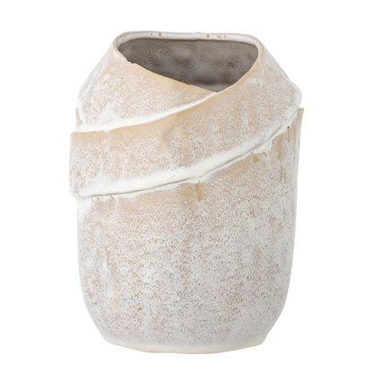 Bloomingville Abeera Vase, Natur, Stentøj - Bloomingville - DesignGaragen.dk