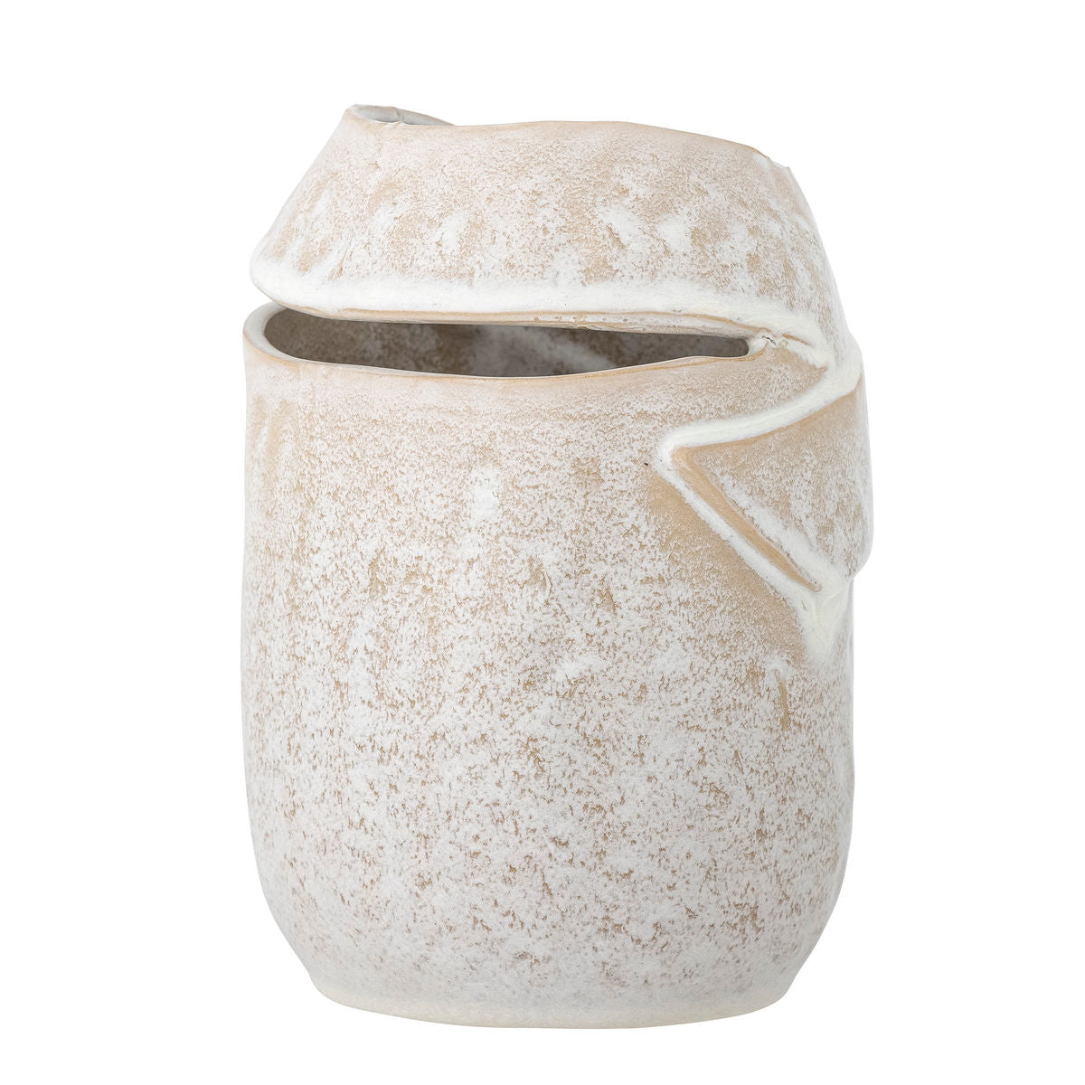 Bloomingville Abeera Vase, Natur, Stentøj - Bloomingville - DesignGaragen.dk