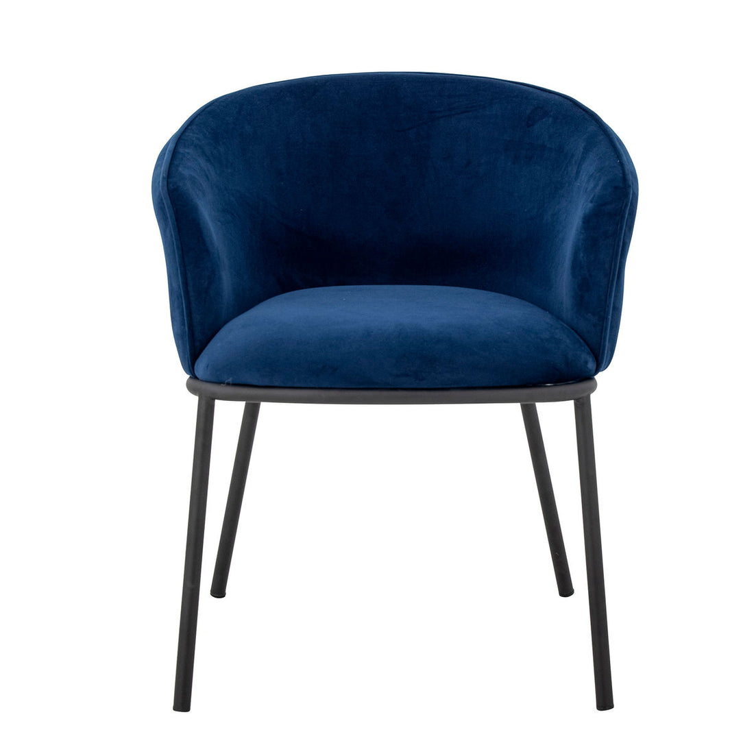 Bloomingville Cortone Dining Chair, Blue, Recycled Polyester
