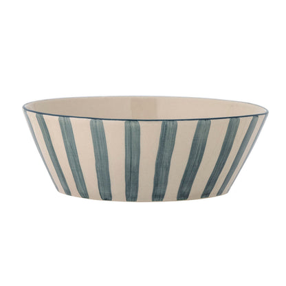 Creative Collection Begonia bowl, green, stoneware