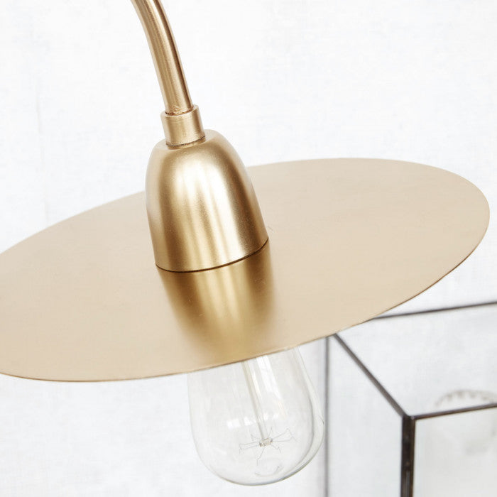 House Doctor Bordlampe Glow Messing h: 78.7 cm, E27, Max 40 W, 2,9 m ledning - House Doctor - DesignGaragen.dk