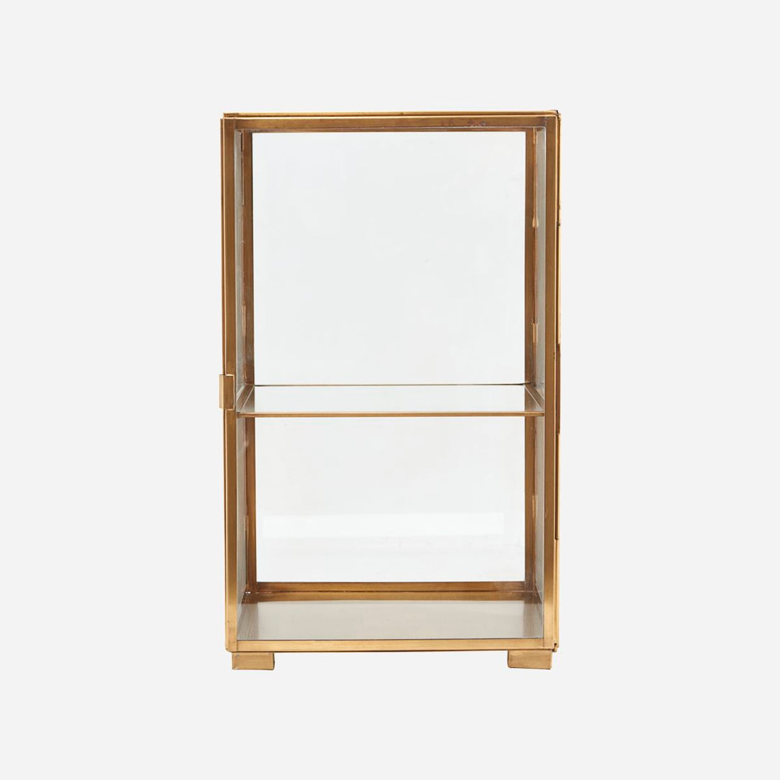 House Doctor-Vitrine cabinet, glass, brass-l: 25 cm, w: 25 cm, h: 41 cm