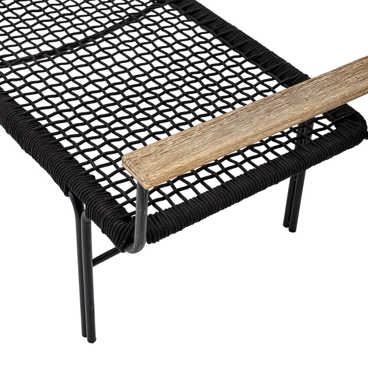 Bloomingville Mundo bench, black, metal