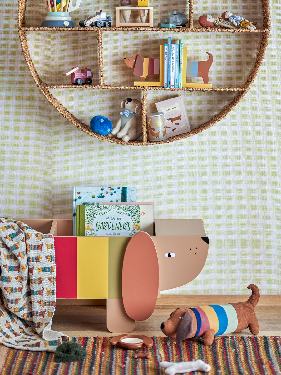 Bloomingville Mini Charlie Bookbox, Brown, MDF