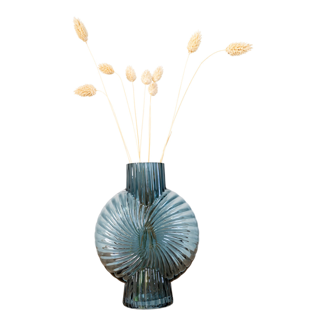 Vase - vase in glass, blue, 15.5x7.5x20.5 cm - 1 - pcs