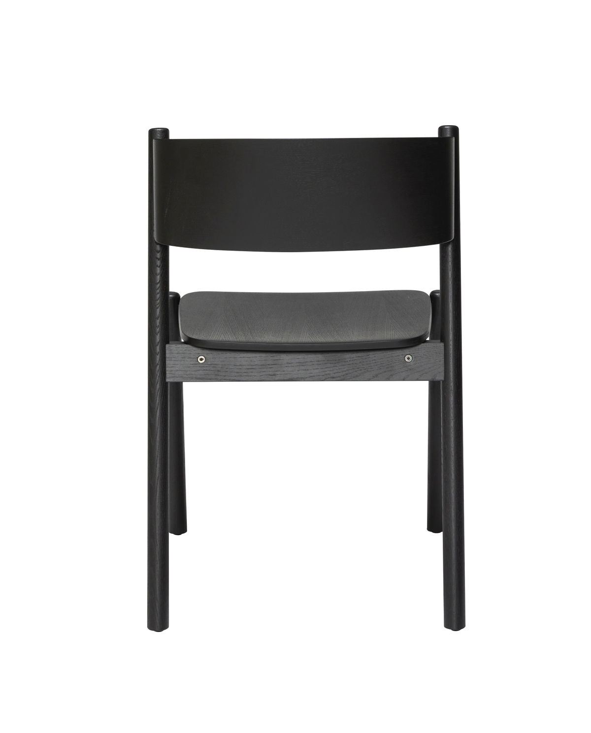 Hübsch oblique dining chair black