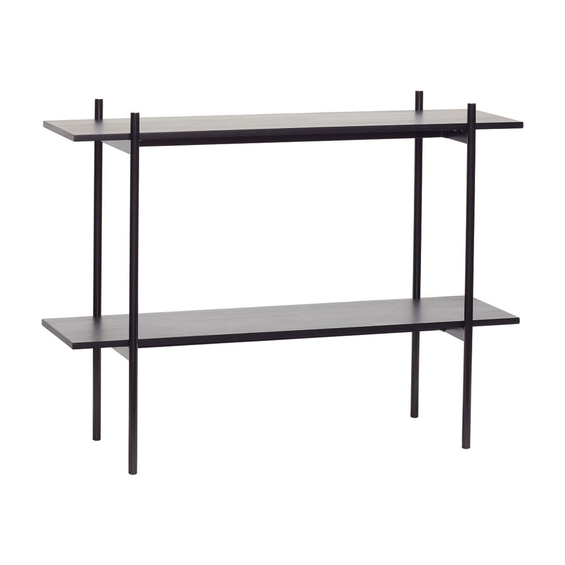 Hübsch - Norm Shelf Single Small Black 120x40xH90cm
