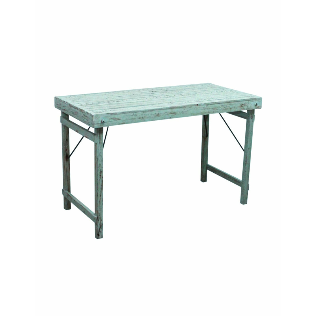 Sjælsø Nordic TABLE IN BLUE FINISH MADE FROM RECYCLED WOOD