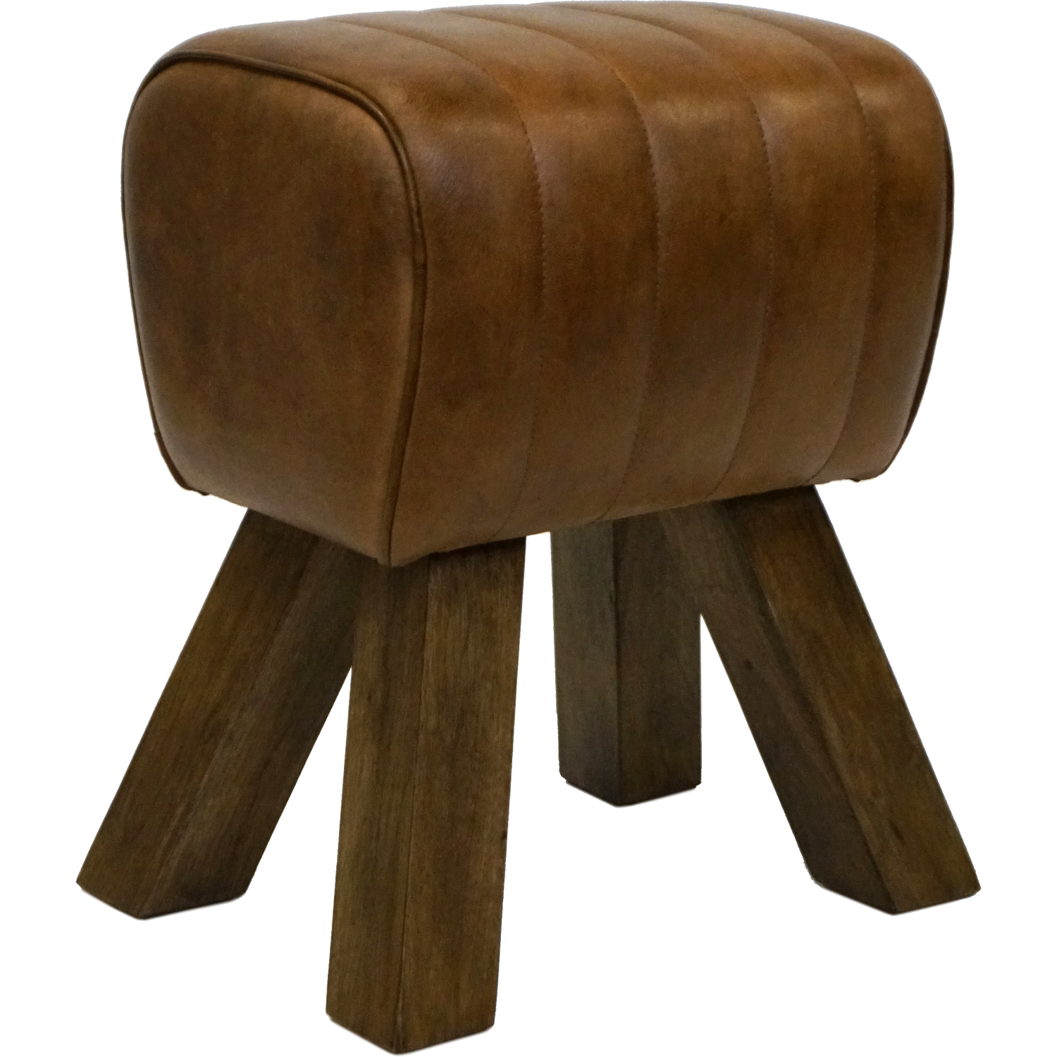 Trademark Living Rex small plinth/stool - brown