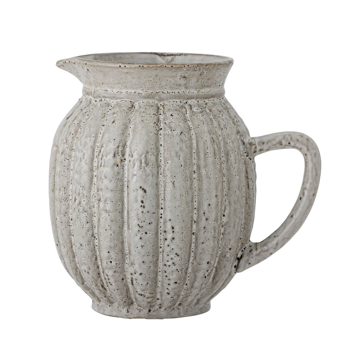 Bloomingville engrid pitcher, gray, stoneware