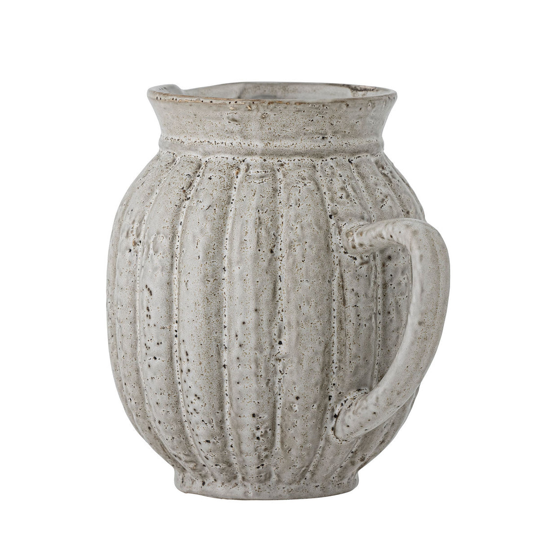 Bloomingville engrid pitcher, gray, stoneware
