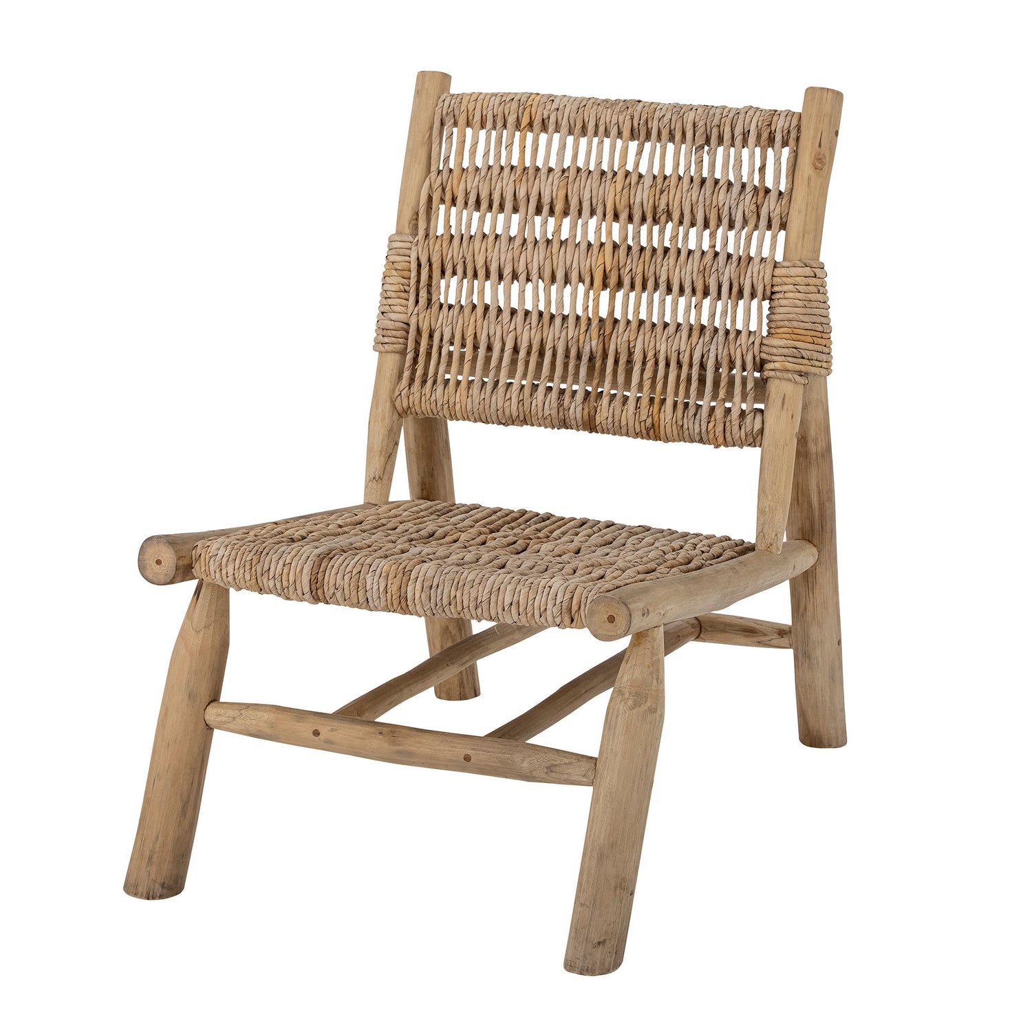 Bloomingville Ruthy Lounge Stol, Natur, Teak - Bloomingville - DesignGaragen.dk
