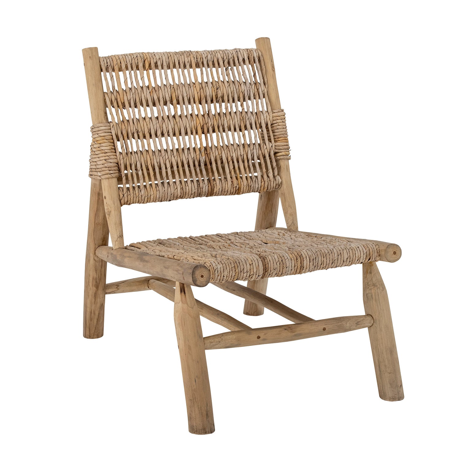 Bloomingville Ruthy Lounge Stol, Natur, Teak - Bloomingville - DesignGaragen.dk