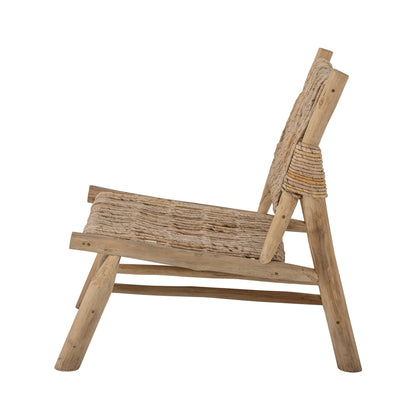Bloomingville Ruthy Lounge Stol, Natur, Teak - Bloomingville - DesignGaragen.dk
