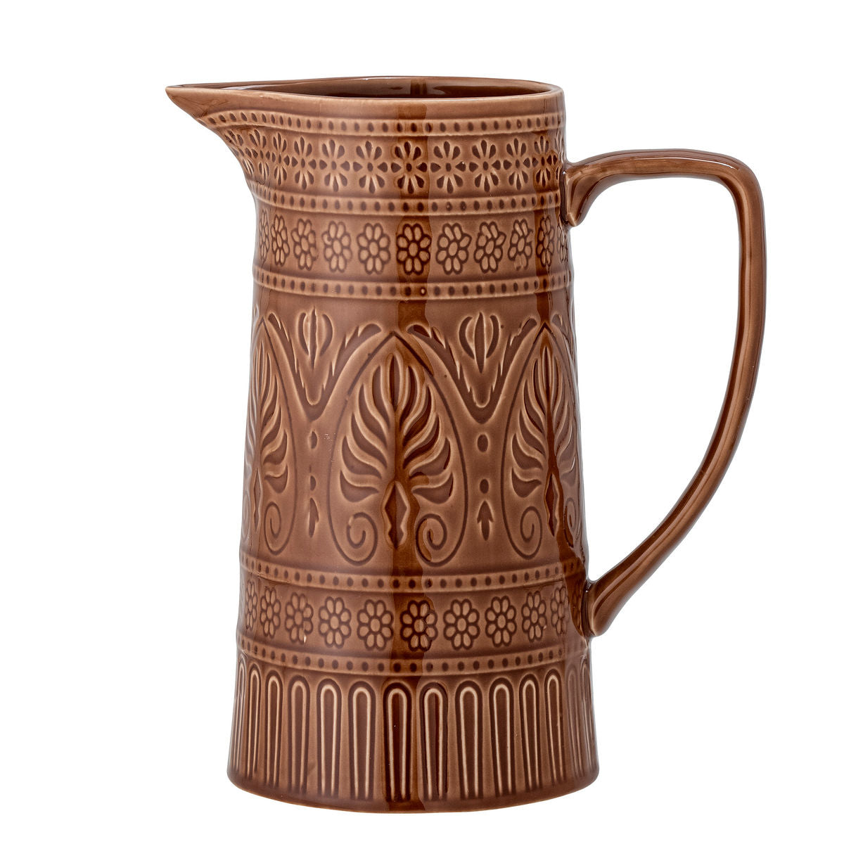 Bloomingville rani pitcher, brown, stoneware