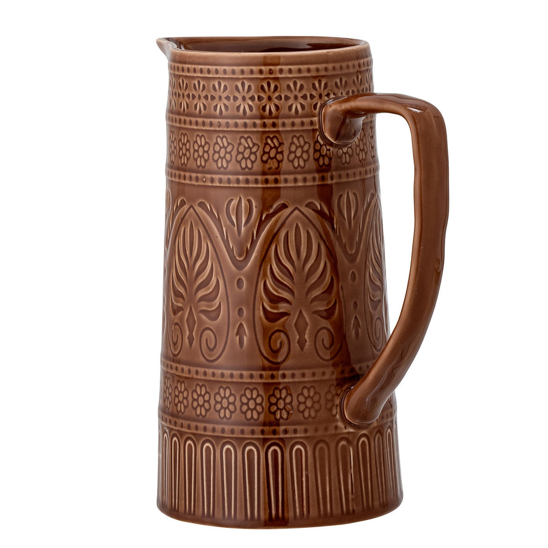 Bloomingville rani pitcher, brown, stoneware