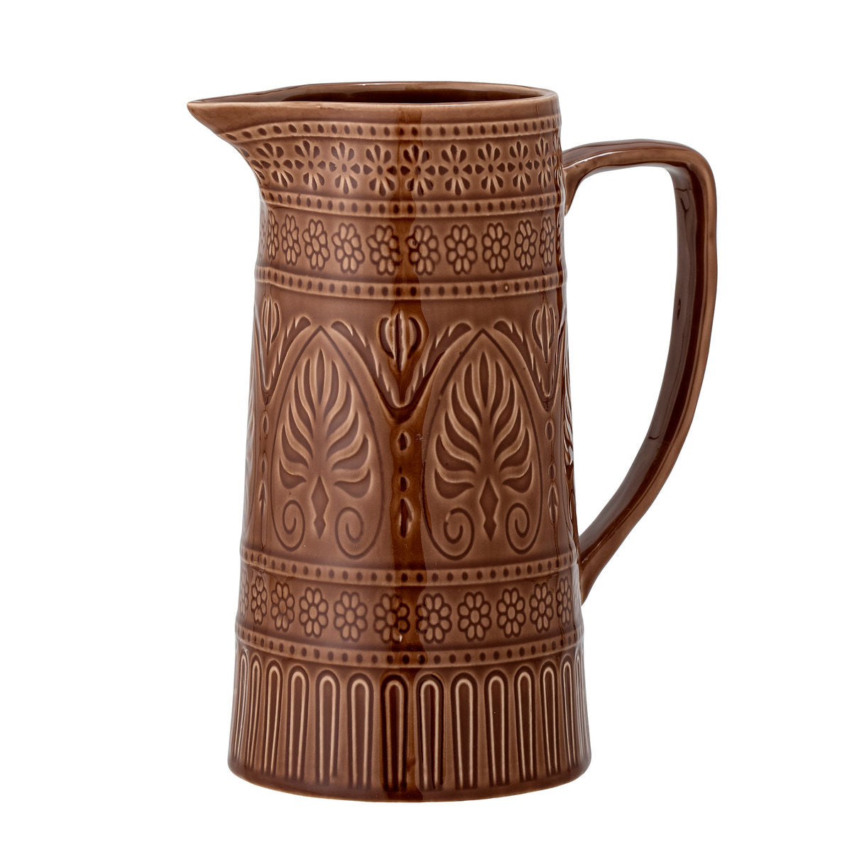 Bloomingville rani pitcher, brown, stoneware
