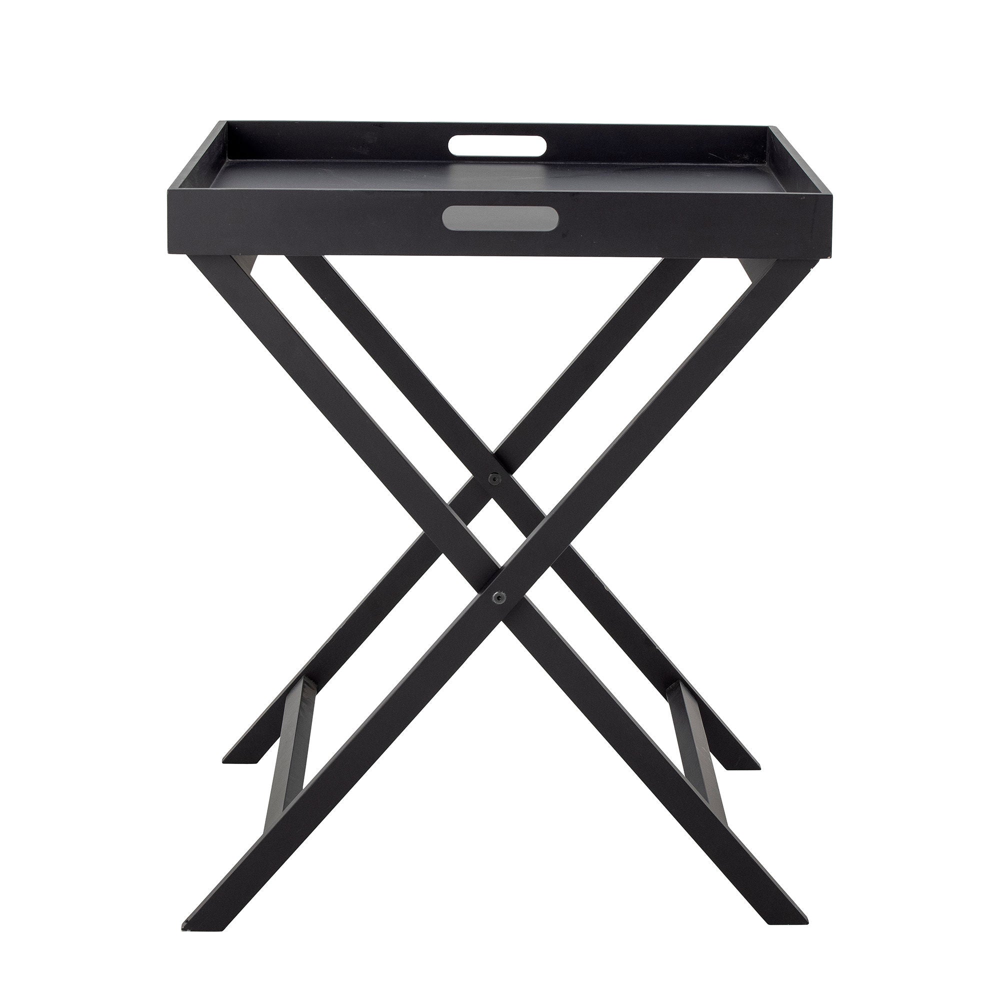 Bloomingville Cosme tray table, black, mdf