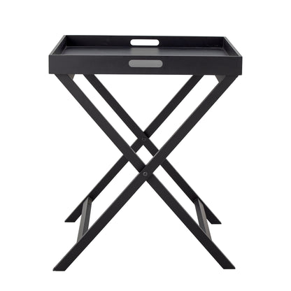 Bloomingville Cosme tray table, black, mdf
