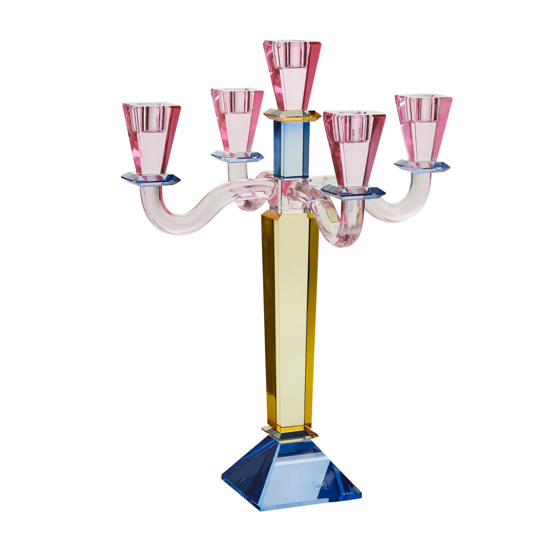 Miss Etoile Me Crystal 5-armed candlestick