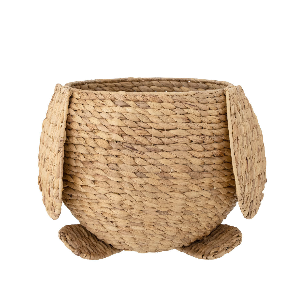 Bloomingville Mini Pingo basket w/lid, nature, water hyacinth