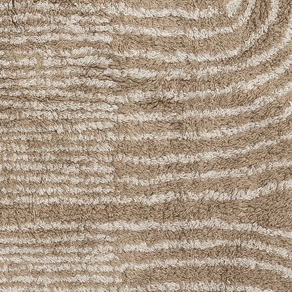 Bloomingville Zeynep rug, brown, cotton