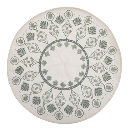 Bloomingville Marian Juletræstæppe, Grøn, Bomuld - Bloomingville - DesignGaragen.dk