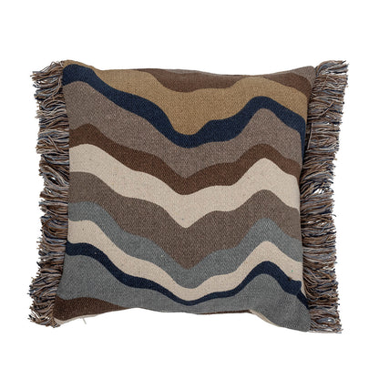 Bloomingville Fatema pillow, brown, recycled cotton