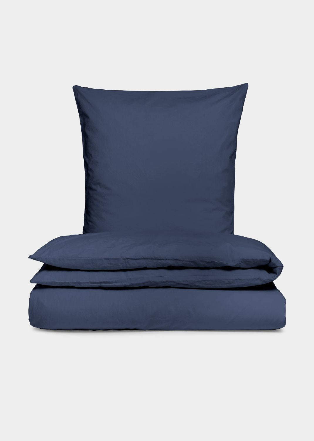 Sekan Studio Cotton Percale Bed Set - Marine Blue