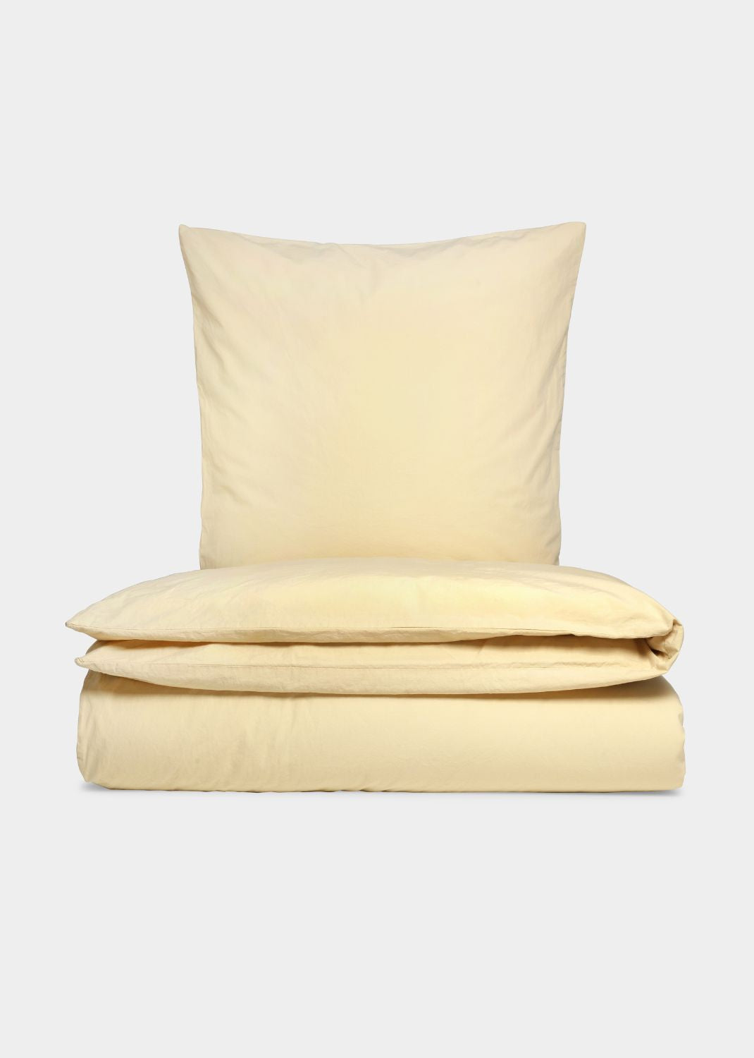 Sekan Studio Cotton Percale Bed Set - Beige/Yellow