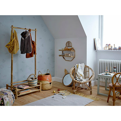 BLOOMINGVILLE MINI Lisbeth Tæppe, Gul, Bomuld - L240xW70 cm - DesignGaragen.dk.