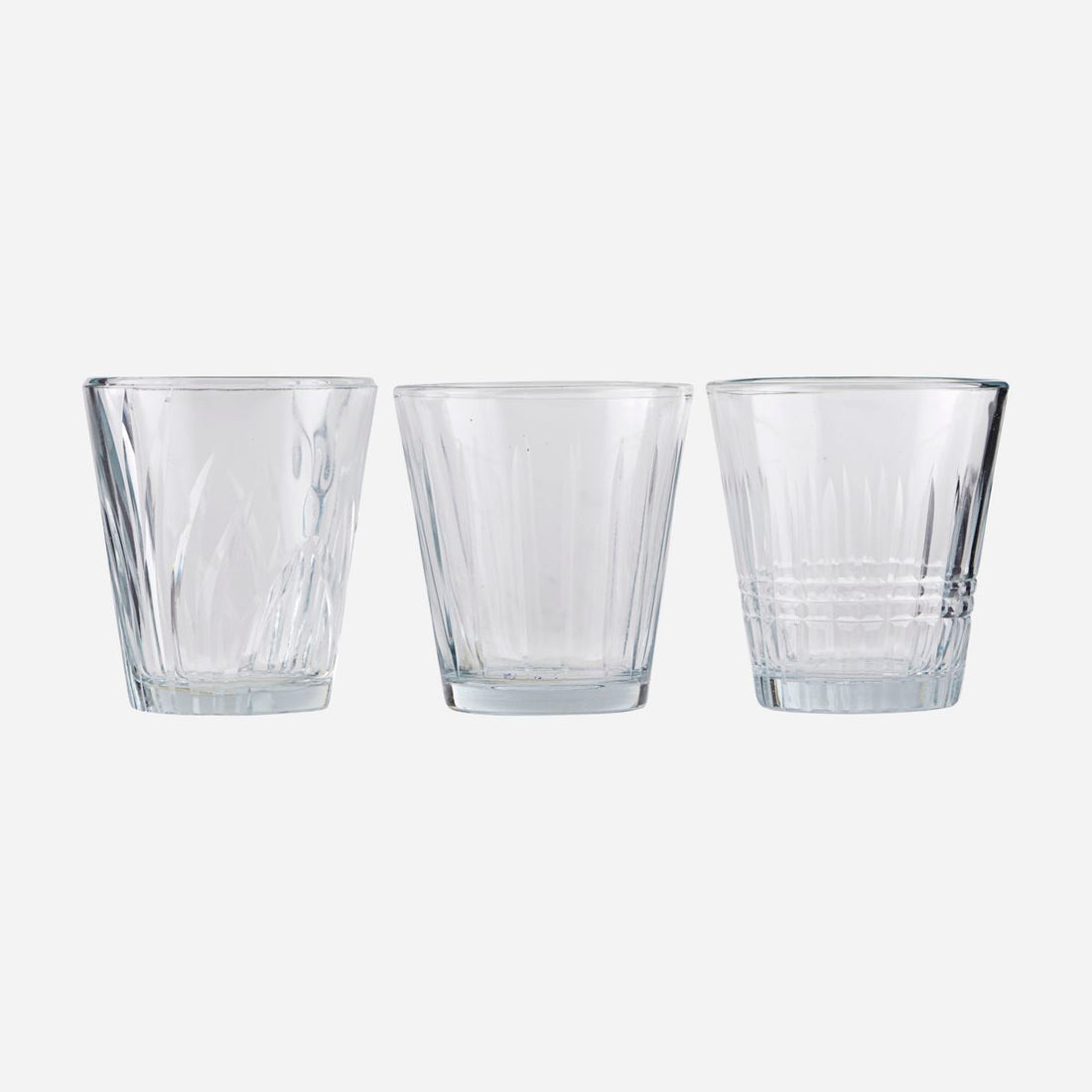 House Doctor Glass, Vintage, Clear-H: 8.5 cm, DIA: 7.5 cm