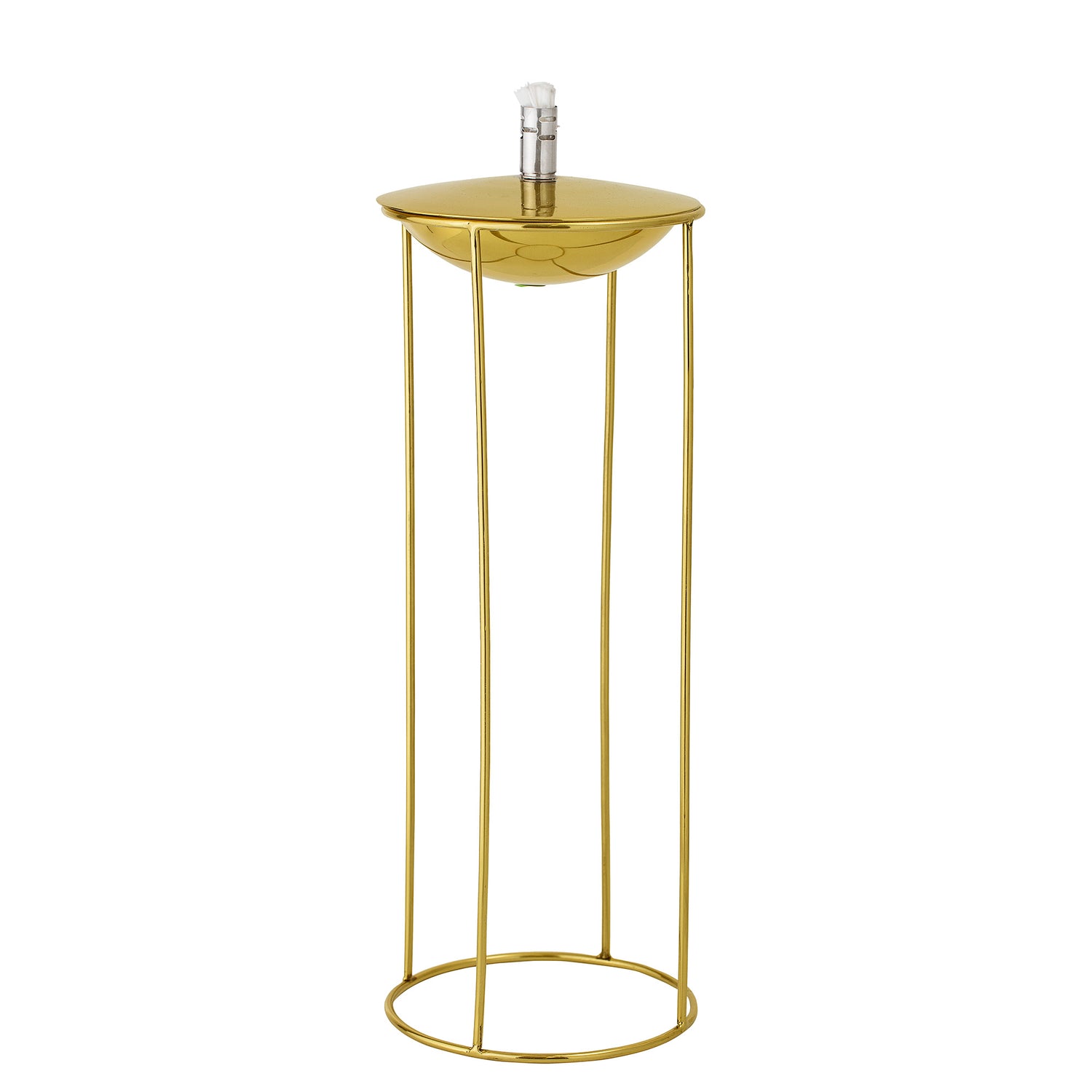 BLOOMINGVILLE Olie Lampe, Guld, Metal - D19xH57 cm - DesignGaragen.dk.