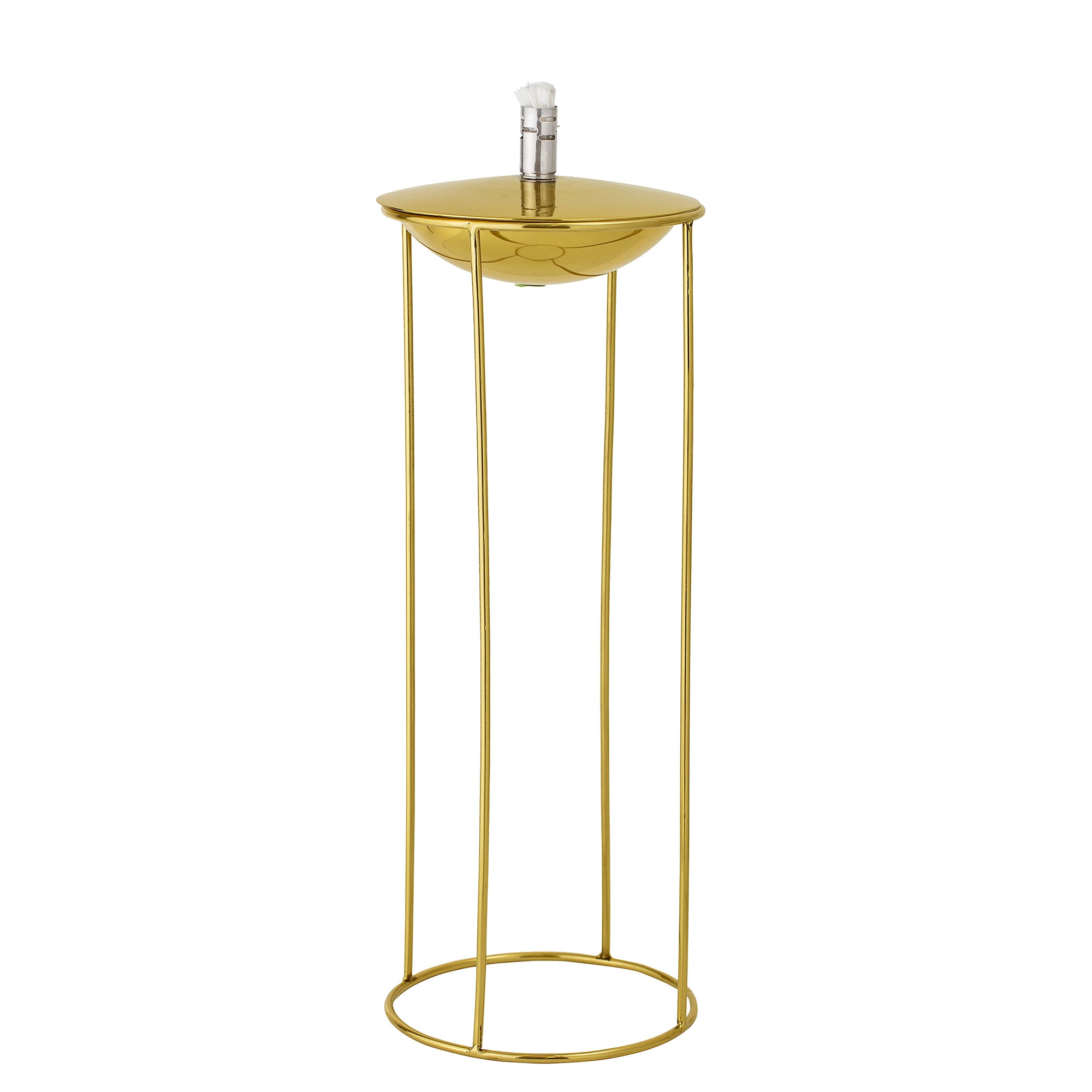 BLOOMINGVILLE Olie Lampe, Guld, Metal - D19xH57 cm - DesignGaragen.dk.