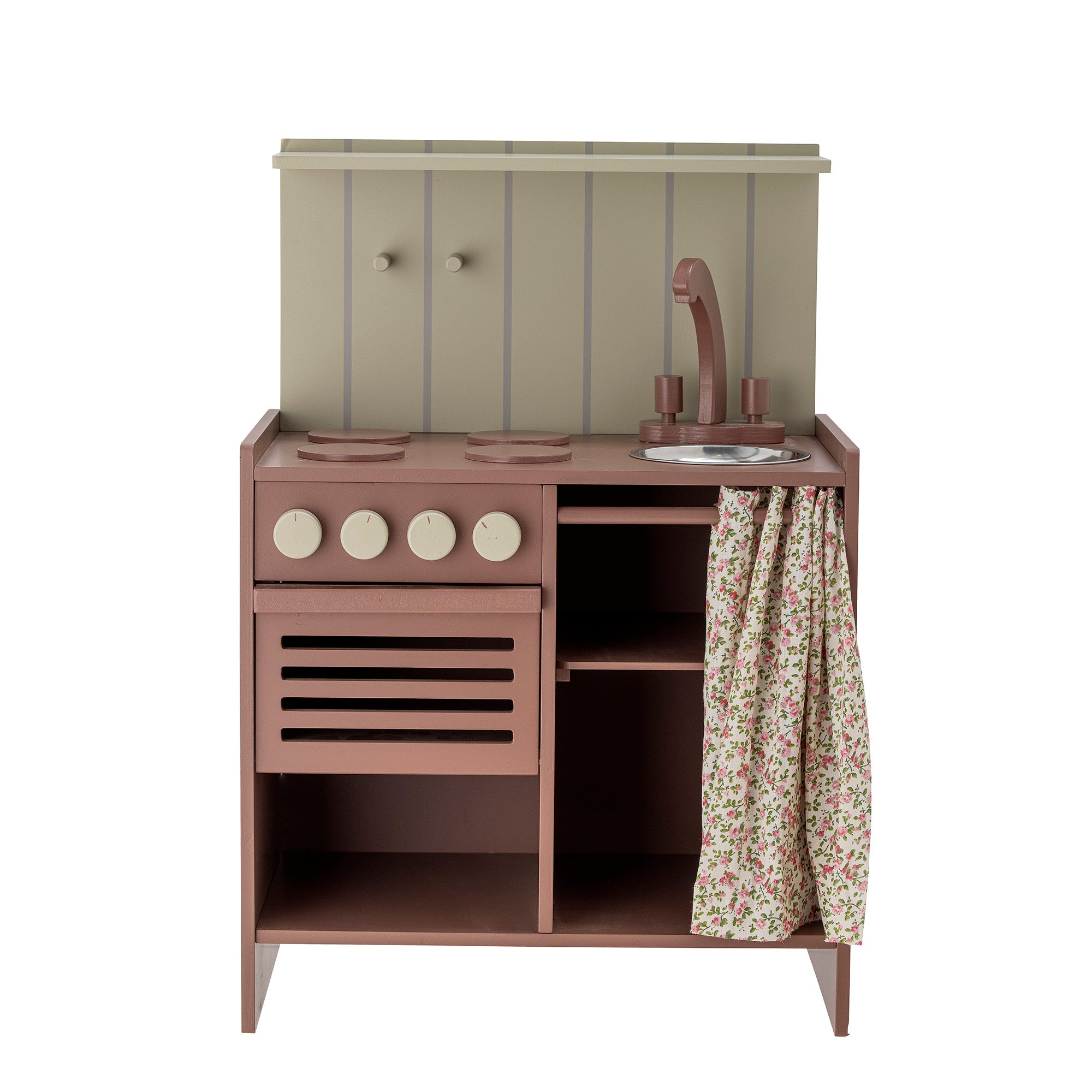 BLOOMINGVILLE MINI Pippi Mini Komfur, Brun, MDF - L40xH57,5xW26 cm - DesignGaragen.dk.