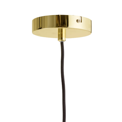 Gullak Pendel, Guld, Metal - D10xH34 cm - BLOOMINGVILLE - DesignGaragen.dk