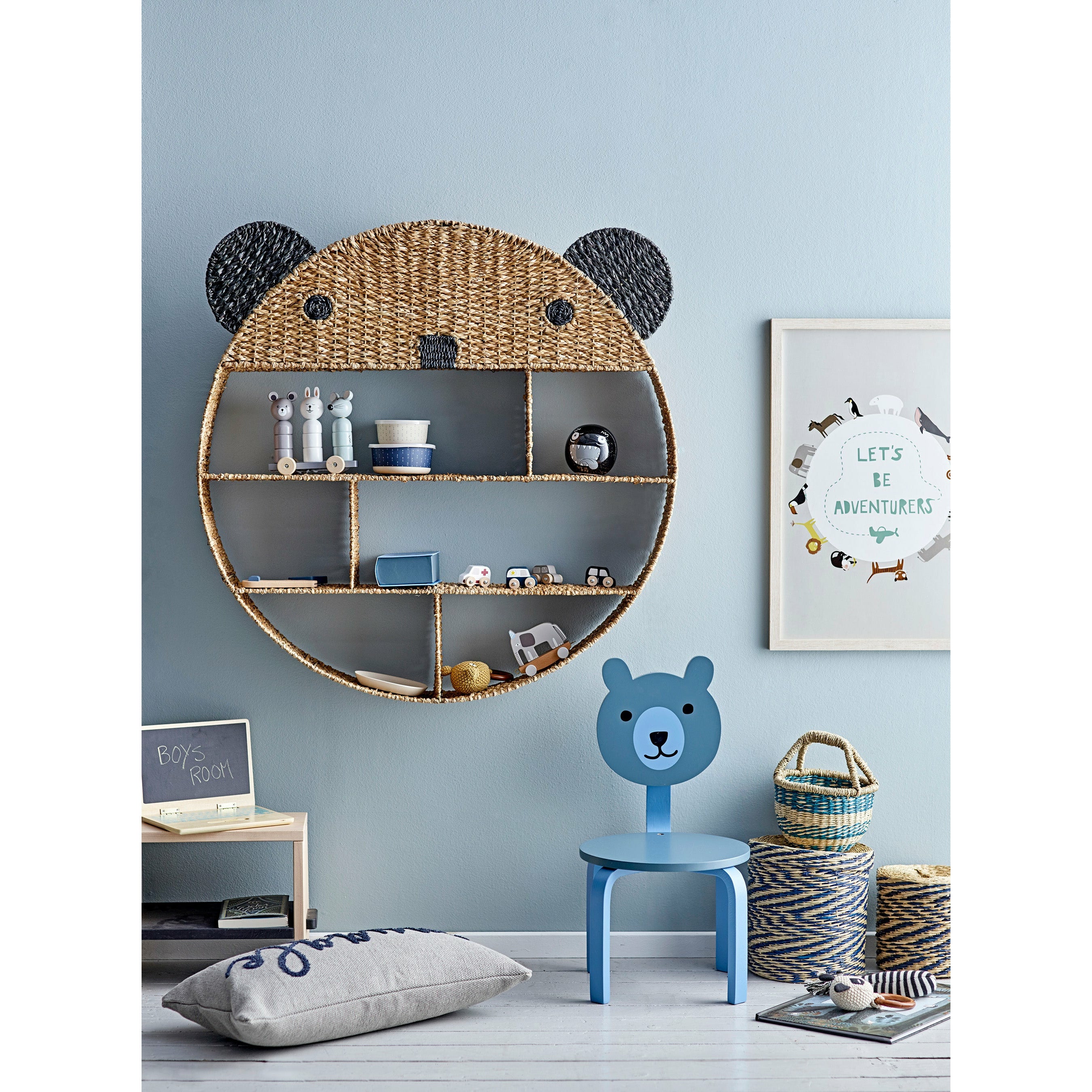 Jela Taburet, Natur, Bøg - L39xH30xW28 cm - BLOOMINGVILLE MINI - DesignGaragen.dk