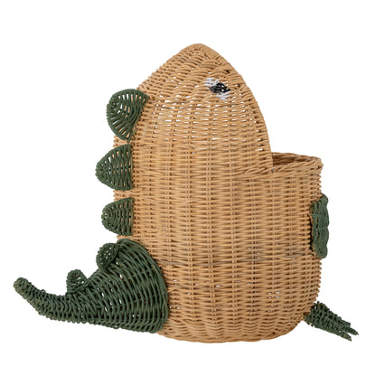 Eddi Kurv, Natur, Rattan - L57xH48xW37 cm - BLOOMINGVILLE MINI - DesignGaragen.dk