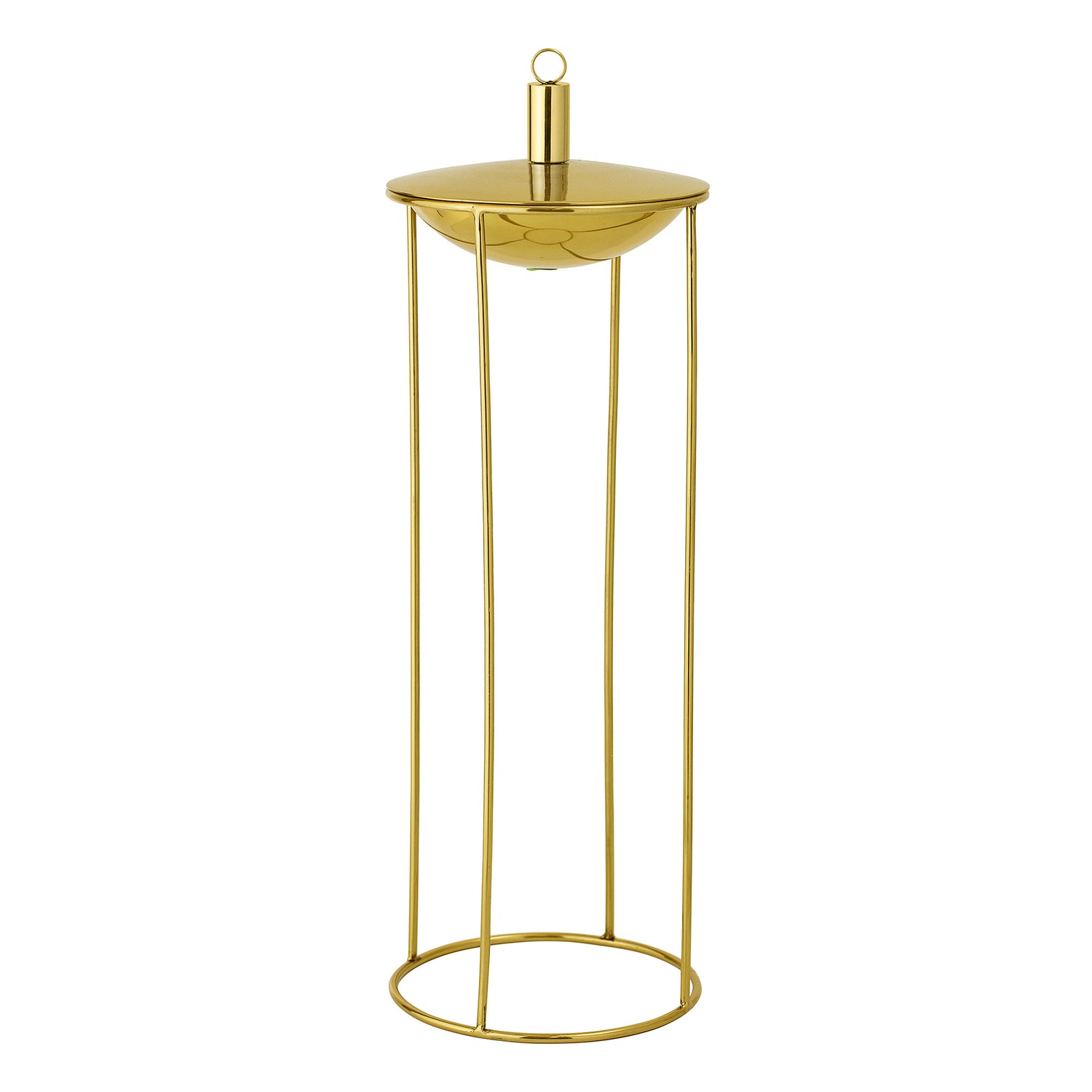 BLOOMINGVILLE Olie Lampe, Guld, Metal - D19xH57 cm - DesignGaragen.dk.