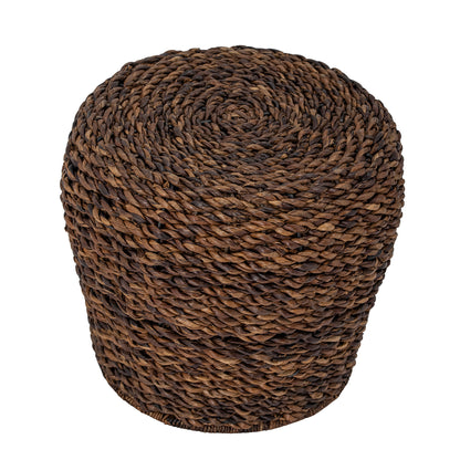 CREATIVE COLLECTION Tasse Taburet, Brun, Abaca - L38xH40,5xW45 cm - DesignGaragen.dk.