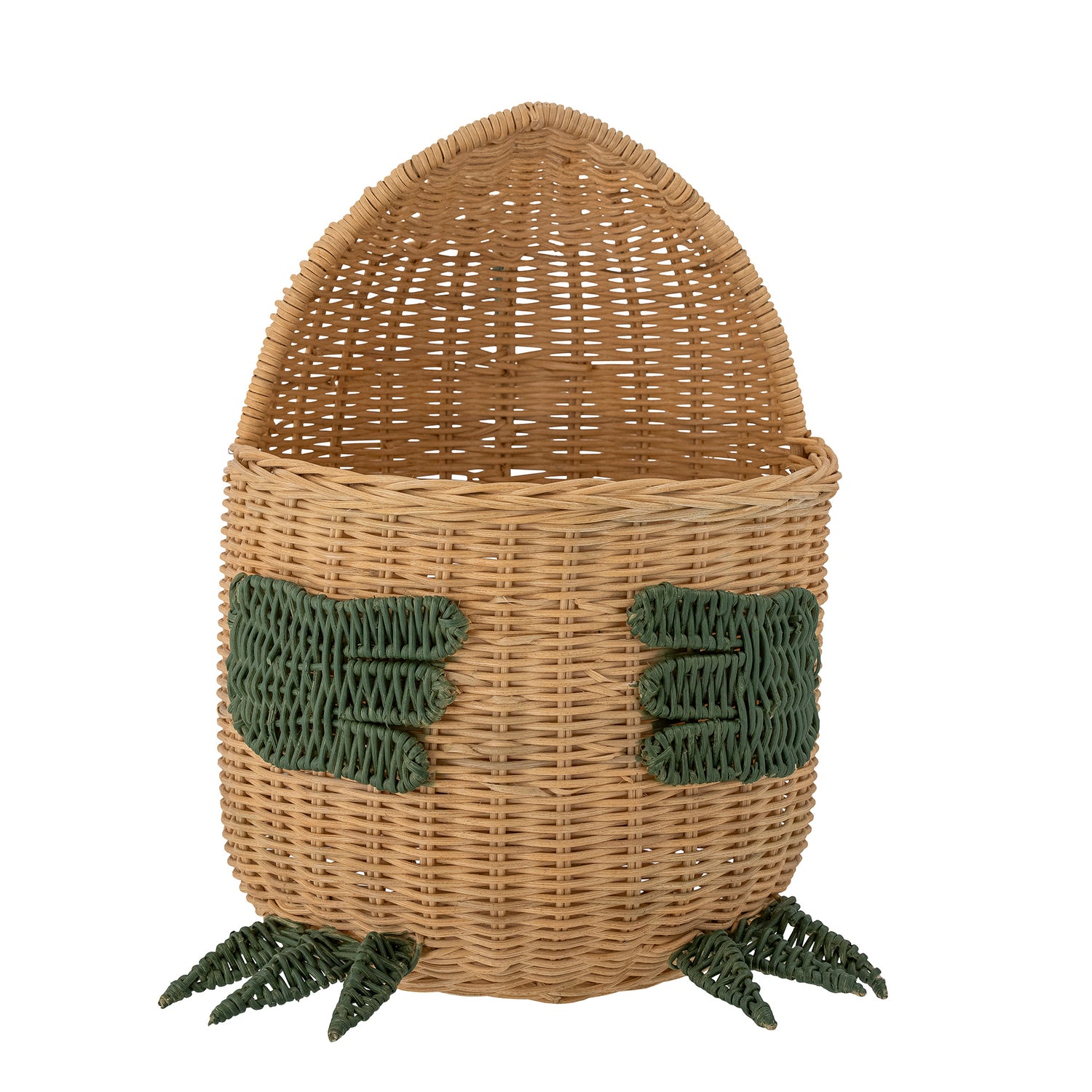 Eddi Kurv, Natur, Rattan - L57xH48xW37 cm - BLOOMINGVILLE MINI - DesignGaragen.dk